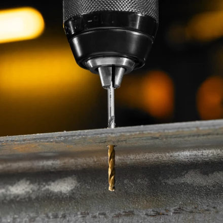 Набор сверл по металлу Denzel 723006, 1,5-6,5мм, Р6М5К8-TiN, Golden Tip, 13 шт купить в Челябинске