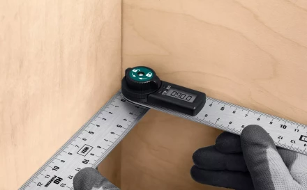 Транспортир-угломер ЗУБР из нержавеющей стали, многофункциональный, нониусный 34682 купить в Челябинске