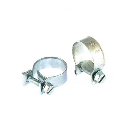 Хомуты металлические MINI 18-20 мм ширина 9 мм винтовой W1 2 шт Сибртех 47507 купить в Челябинске