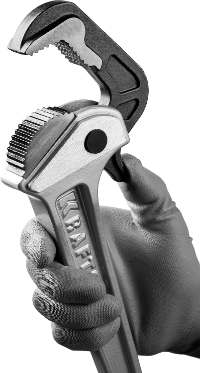 Ключ KRAFTOOL "MASTERGRIP" трубный быстрозажимной, кованые губки, 1/2"-2" 27365-14 купить в Челябинске