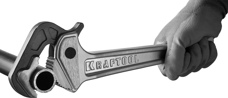Ключ KRAFTOOL "MASTERGRIP" трубный быстрозажимной, кованые губки, 1/2"-2" 27365-14 купить в Челябинске
