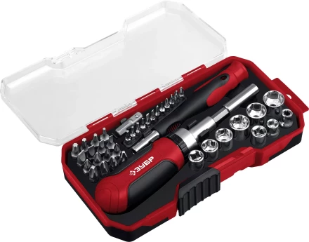 ЗУБР Мастер 41, 41 шт, набор: отвертка с насадками (25042) купить в Челябинске