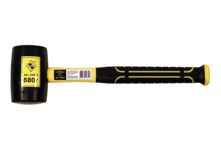 Киянка резин.680гр.с фиберглассовой рукоят.1/6/24 23058 купить в Челябинске