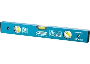 Уровень алюминиевый усиленный 800 мм толщина профессиональный 2 мм 3 глазка  GROSS 33628 купить в Челябинске