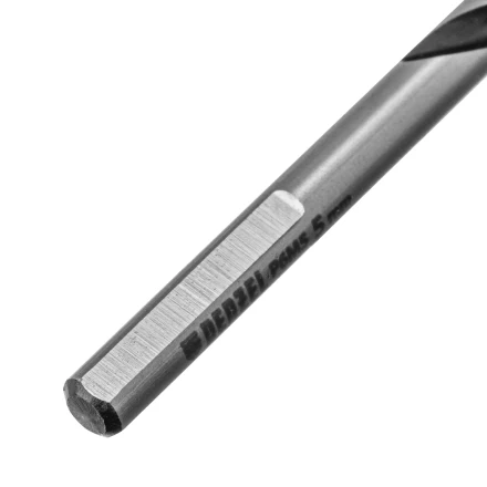 Сверло спиральное по металлу Denzel 5 x 86мм, Р6М5, Golden Tip, многогранная заточка, 718276 купить в Челябинске