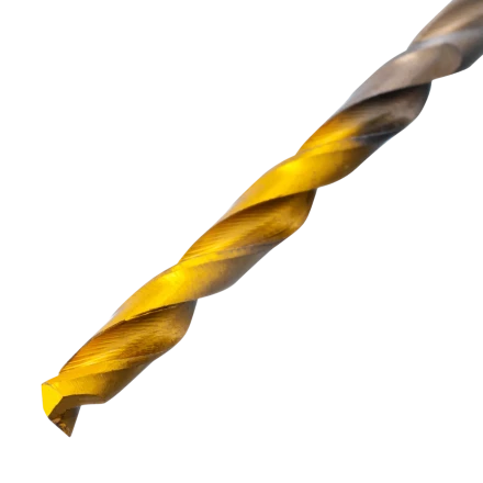 Набор сверл по металлу Denzel 723008, 1-10 мм, Р6М5К8-TiN, Golden Tip, 19 шт купить в Челябинске