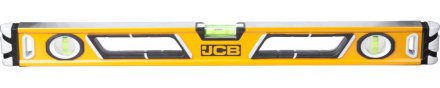 Уровень JCB коробчатый, магнитный, 2 фрезерованные базовые поверхности, 3 ампулы, крашенный, с ручками, 0,5мм/м, 60см JBL003 купить в Челябинске