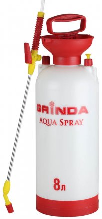 Опрыскиватель садовый GRINDA &quot;Aqua Spray&quot;, широкая горловина, устойчивое дно, алюминиевый удлинитель, 8л 8-425117_z01 купить в Челябинске