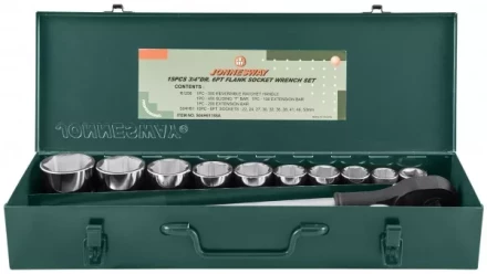 Набор головок торцевых 3/4&quot;DR 22-50мм 15предметов Jonnesway S04Н6115SA 47229 купить в Челябинске