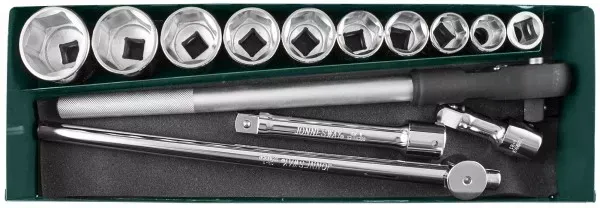 Набор головок торцевых 3/4"DR 22-50мм 15предметов Jonnesway S04Н6115SA 47229 купить в Челябинске