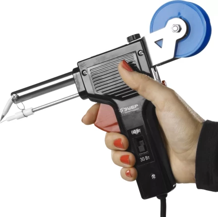 Паяльники с подачей припоя 2 мощности (30Вт/60Вт) серия ПРОФЕССИОНАЛ купить в Челябинске