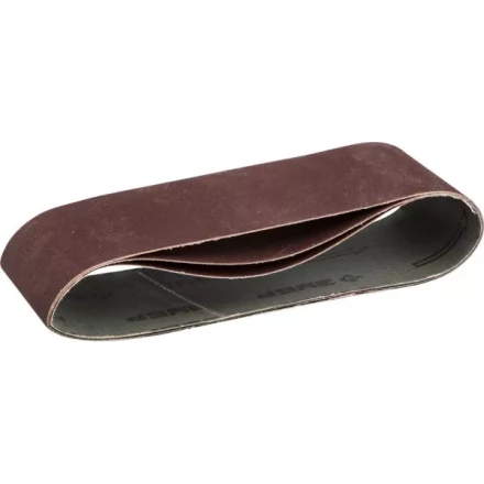 Лента шлифовальная бесконечная ЗУБР &quot;МАСТЕР&quot; на тканевой основе, для ЛШМ, P320, 75х533мм, 3шт 35542-320 купить в Челябинске