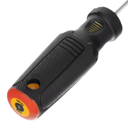 Отвертка PH0х75 мм, CrV, трехкомпонентная рукоятка Denzel 12171 купить в Челябинске