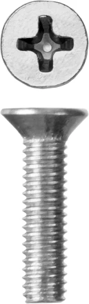 Винт ЗУБР &quot;МАСТЕР&quot; DIN 965, класс прочности 4.8, оцинкованный, M3x12мм, 5кг 303110-03-012 купить в Челябинске