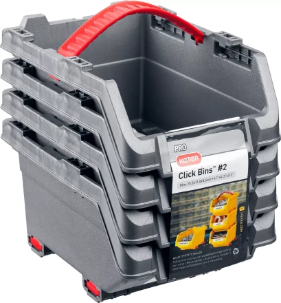 Набор лотков &quot;Clickbin&quot;, 0,45 л, KETER 38065-K4 купить в Челябинске