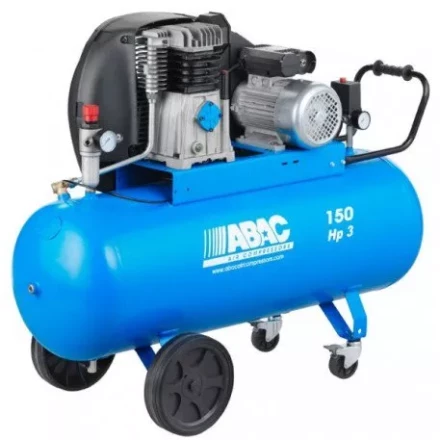 Компрессор масляный поршневой ременной Abac A 39 В / 150 СМ3 с рапидным соединением купить в Челябинске