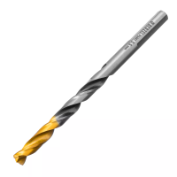 Сверло спиральное по металлу Denzel 5,5 x 93мм, Р6М5, Golden Tip, многогранная заточка, 718277