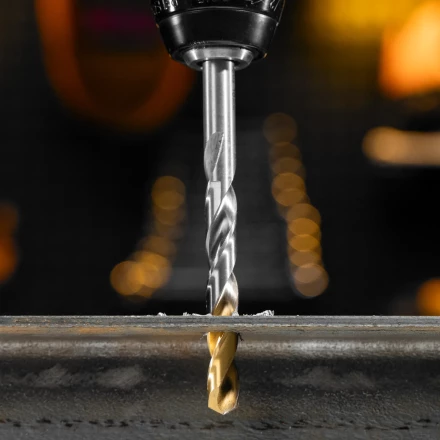 Набор сверл по металлу Denzel 723009, 1-13 мм, Р6М5-TiN, Golden Tip, 25 шт купить в Челябинске