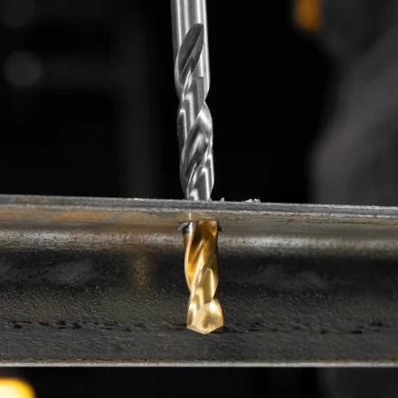 Набор сверл по металлу Denzel 723009, 1-13 мм, Р6М5-TiN, Golden Tip, 25 шт купить в Челябинске