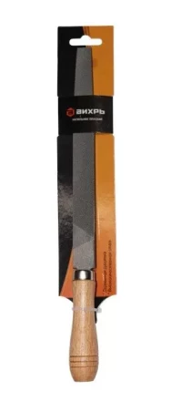 Напильник 200 мм плоский деревянная рукоятка Вихрь купить в Челябинске