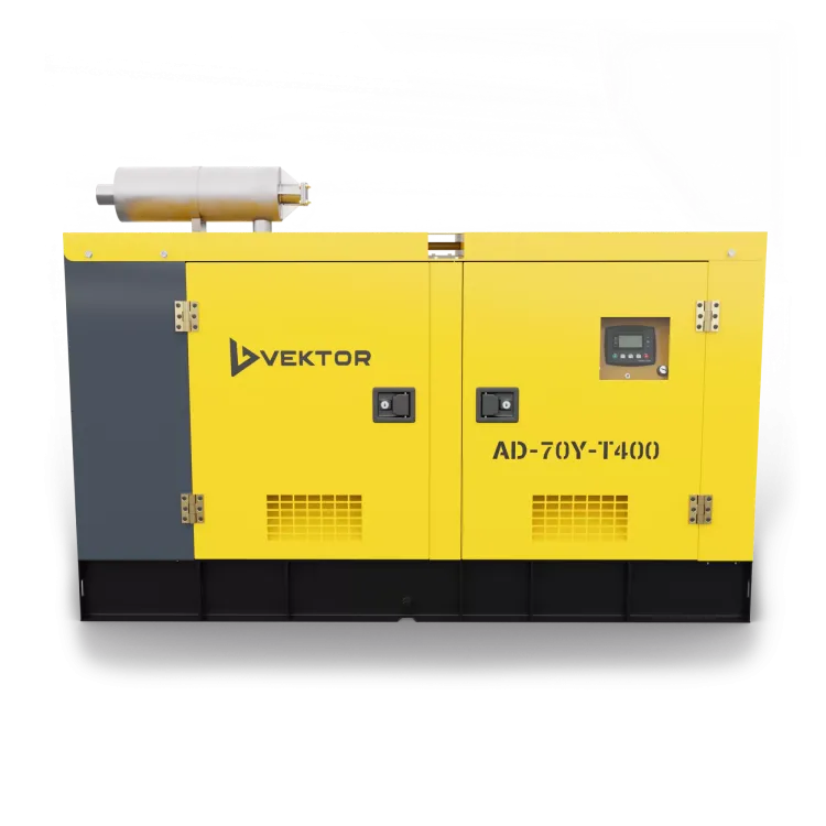 Дизельный генератор Vektor AD-70Y-T400 в шумозащитной кожухе купить в Челябинске