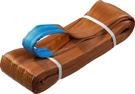 ЗУБР СТП-6/6, коричневый, г/п 6 т, длина 6 м, текстильный петлевой строп (43556-6-6) купить в Челябинске