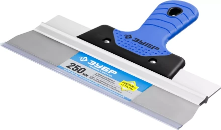 Шпатель ЗУБР &quot;ПРОФЕССИОНАЛ&quot; ФАСАДНЫЙ нержавеющий, 2к ручка. 250мм 10049-25_z03 купить в Челябинске