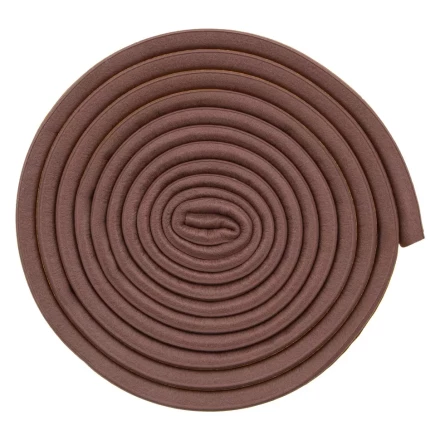 Уплотнитель резиновый, 6 м, профиль &quot;D&quot;, коричневый Сибртех 88916 купить в Челябинске