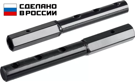 ЗУБР УД-2, НЕХ 23 - круг 30 мм, 2 шт., удлинитель (707107-2) купить в Челябинске