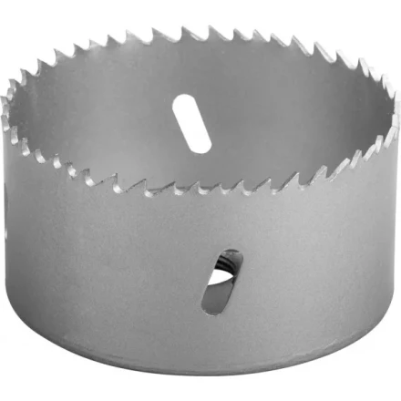 Коронка ЗУБР "ЭКСПЕРТ" биметаллическая, быстрорежущая сталь, глубина сверления до 38мм, d-83мм 29531-083_z01 купить в Челябинске