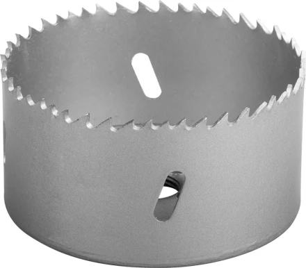 Коронка ЗУБР "ЭКСПЕРТ" биметаллическая, быстрорежущая сталь, глубина сверления до 38мм, d-83мм 29531-083_z01 купить в Челябинске