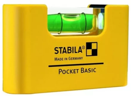 Уровень тип  Pocket Basic  70x20x40мм 1 горизонтальный уровень точность ±1мм/м   STABILA купить в Челябинске