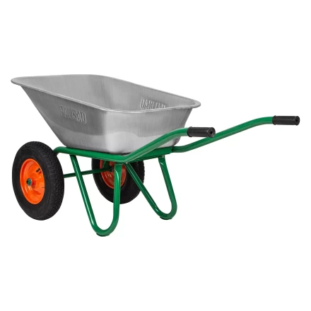 Тачка садово-строительная Palisad 689860, 2-х колесная, усиленная, грузоподъемность 320 кг, объем 100 л купить в Челябинске