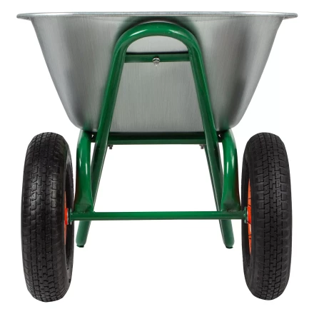 Тачка садово-строительная Palisad 689860, 2-х колесная, усиленная, грузоподъемность 320 кг, объем 100 л купить в Челябинске