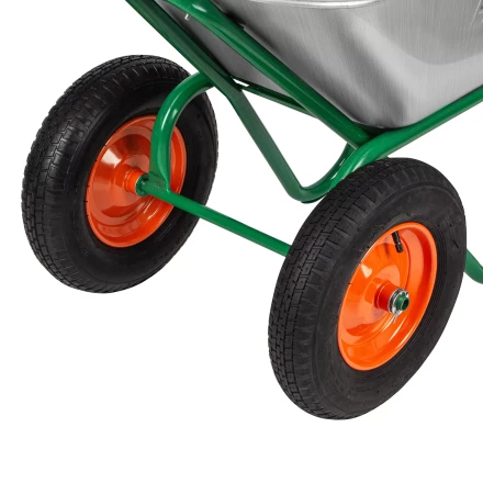 Тачка садово-строительная Palisad 689860, 2-х колесная, усиленная, грузоподъемность 320 кг, объем 100 л купить в Челябинске