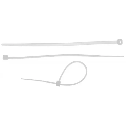 Хомуты ЗУБР нейлоновые, в п/э пакете, тип 7, белые, 4,8ммх300мм, 25шт 4-309017-48-300 купить в Челябинске