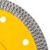 Диск алмазный отрезной Denzel 125 х 22,2мм, сплошной, супертонкий, горячий пресс, сухой/мокрый рез 73058 купить в Челябинске