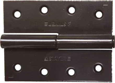 Петля дверная STAYER &quot;MASTER&quot; разъемная, цвет коричневый, левая, 100мм 37613-100-3L купить в Челябинске