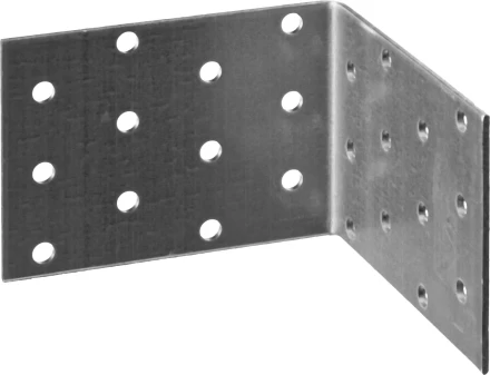 Крепежный угол ЗУБР &quot;МАСТЕР&quot; равносторонний, 60х80х80мм, 1шт 310206-060-080 купить в Челябинске