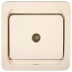 Розетка СВЕТОЗАР &quot;ГАММА&quot; телевизионная одинарная, цвет бежевый SV-54115-B купить в Челябинске