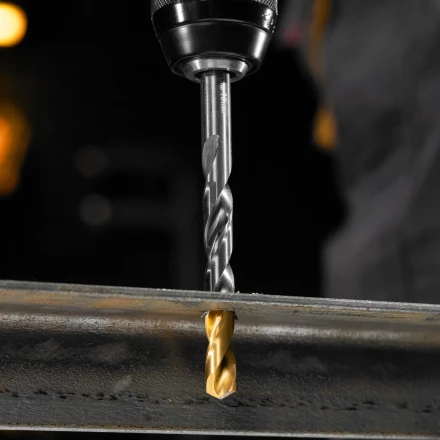 Набор сверл по металлу Denzel 723010, 1-13 мм, Р6М5К8-TiN, Golden Tip, 25 шт купить в Челябинске