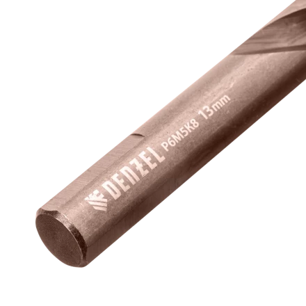 Набор сверл по металлу Denzel 723010, 1-13 мм, Р6М5К8-TiN, Golden Tip, 25 шт купить в Челябинске