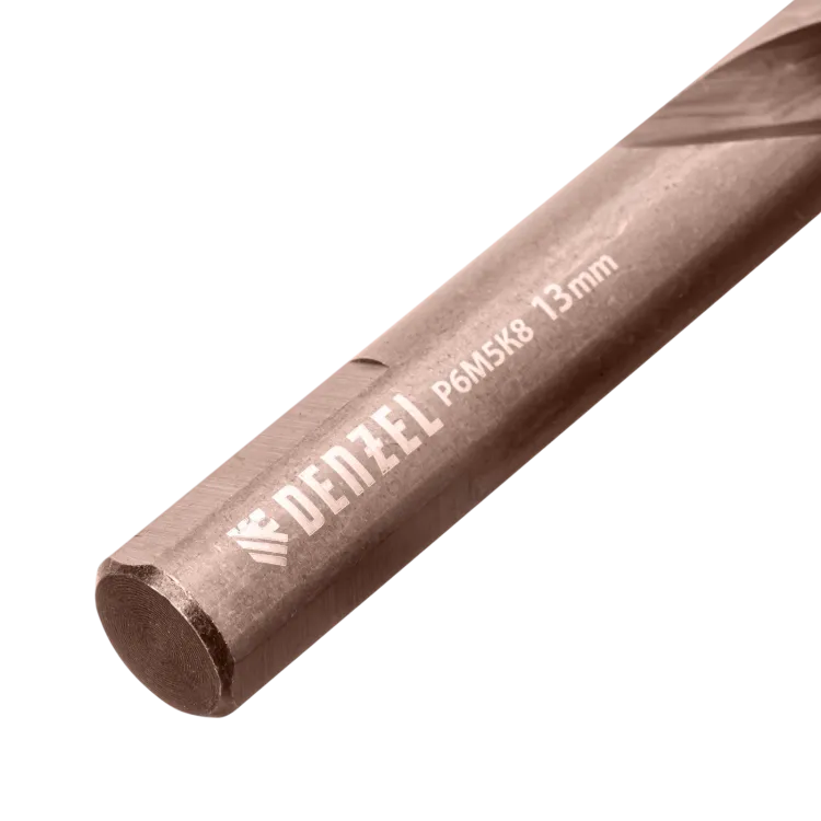 Набор сверл по металлу Denzel 723010, 1-13 мм, Р6М5К8-TiN, Golden Tip, 25 шт купить в Челябинске