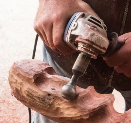 Шарообразная фреза MESSER 40х108хМ14  для объемно-фигурных работ по дереву купить в Челябинске