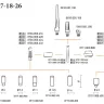 Горелка TIG 18 320A 100% TIG 250 315 AC/DC 8метра Trak-50MMQ 2p б/р Aurora купить в Челябинске