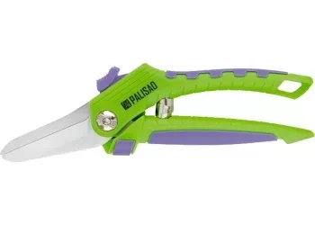 Секатор цветочный, 210 мм, пружина лент. типа, прямые режущие губки  PALISAD 60555 купить в Челябинске