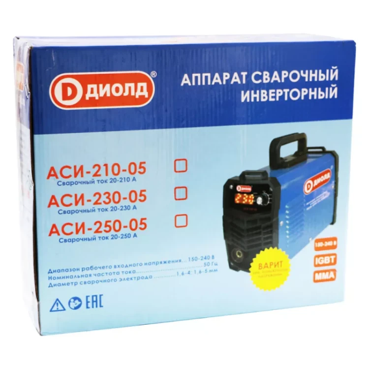 Аппарат сварочный инверторный Диолд АСИ 250-05 купить в Челябинске
