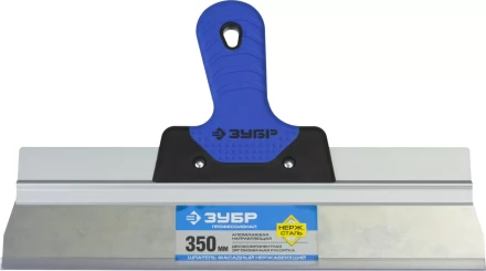 Шпатель ЗУБР &quot;ПРОФЕССИОНАЛ&quot; ФАСАДНЫЙ нержавеющий, 2к ручка. 350мм 10049-35_z03 купить в Челябинске