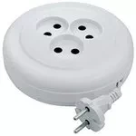 Удлинитель бытовой без заземления 3м 3 розетки 6A серия УХ6 DENZEL 95926 купить в Челябинске