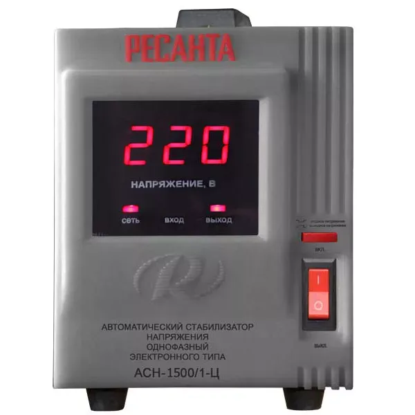 Стабилизатор Ресанта АСН-1500 / 1- Ц купить в Челябинске